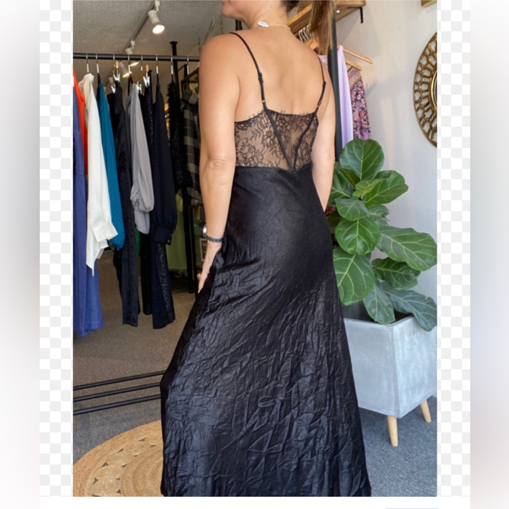 Current Air Black Lace Dress